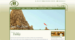 Desktop Screenshot of hoteldamji.com