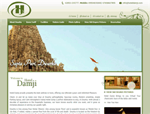 Tablet Screenshot of hoteldamji.com